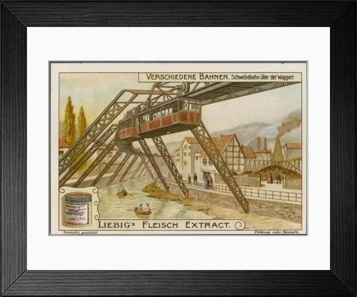 Framed Print : Wupper Elevated Rly Framed Print : Wupper Elevated Rly