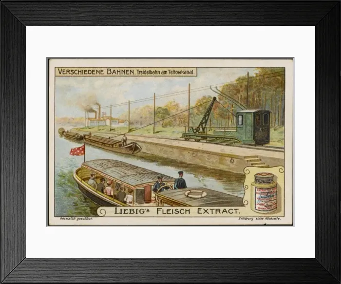 Framed Print : Teltow Canal Rly Framed Print : Teltow Canal Rly
