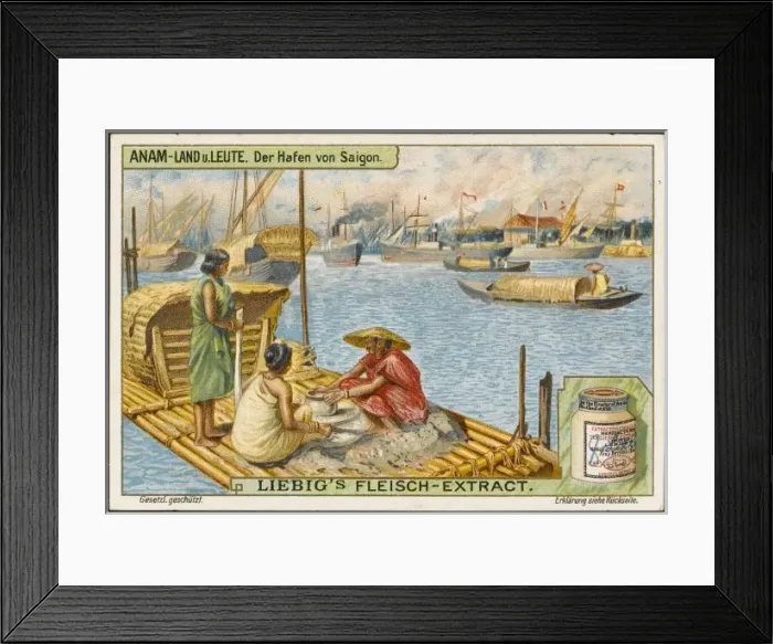 Framed Print : Sampans at Saigon Framed Print : Sampans at Saigon