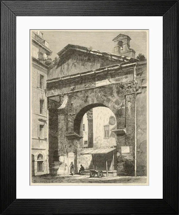 Framed Print : Jewish Ghetto in Rome Framed Print : Jewish Ghetto in Rome