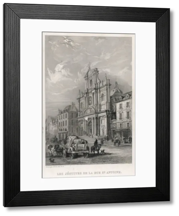 Framed Print : Jesuit Church, Paris Framed Print : Jesuit Church, Paris