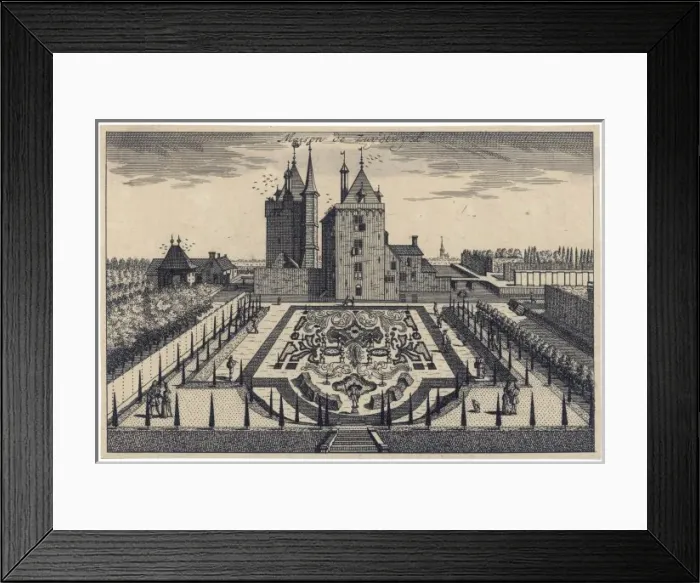 Framed Print : Garden Zuydtwyck Framed Print : Garden Zuydtwyck
