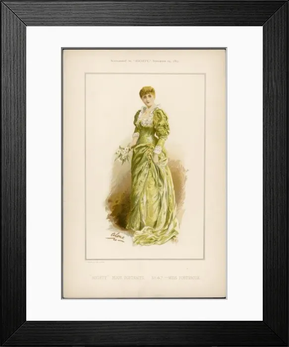 Framed Print : Miss Fortescue Framed Print : Miss Fortescue