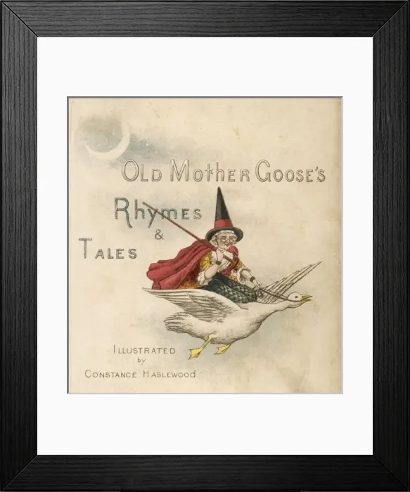 Framed Print : Old Mother Goose Flying Framed Print : Old Mother Goose Flying