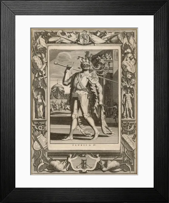 Framed Print : Floris IV Count Holland Framed Print : Floris IV Count Holland