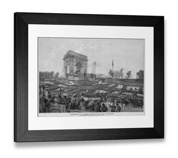 Framed Print : Demo Paris 1848 Framed Print : Demo Paris 1848