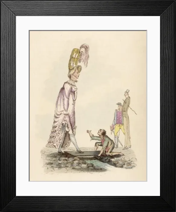 Framed Print : Crossing French Gutter Framed Print : Crossing French Gutter
