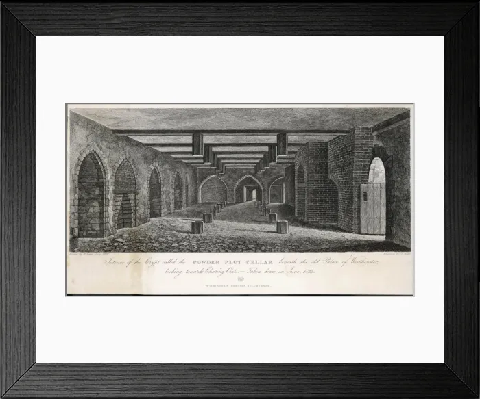 Framed Print : Powder Plot Cellar Framed Print : Powder Plot Cellar