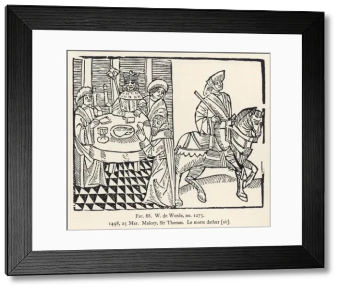 Framed Print : Le Morte D arthur Framed Print : Le Morte D arthur