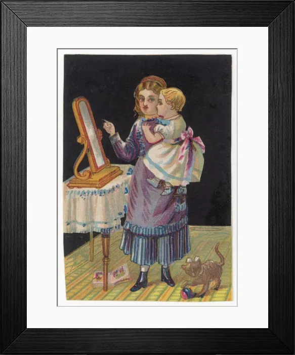 Framed Print : Babys Reflection Framed Print : Babys Reflection