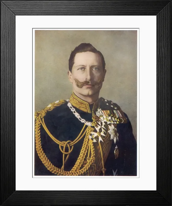 Framed Print : Kaiser Wilhelm II - German Emperor Framed Print : Kaiser Wilhelm II - German Emperor