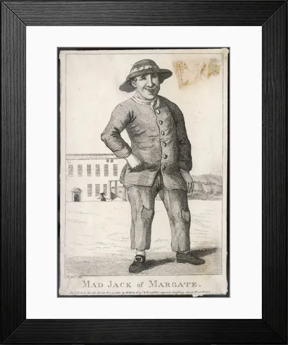 Framed Print : Mad Jack of Margate Framed Print : Mad Jack of Margate