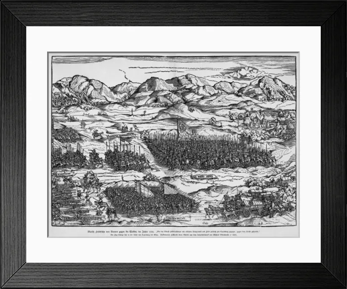 Framed Print : Friedrich Vs Turks 1532 Framed Print : Friedrich Vs Turks 1532
