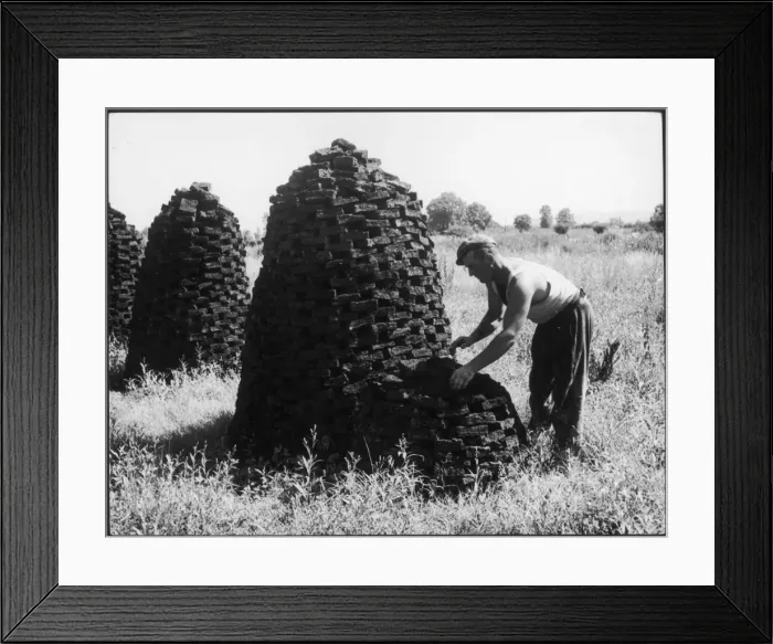 Framed Print : English Peat Industry Framed Print : English Peat Industry