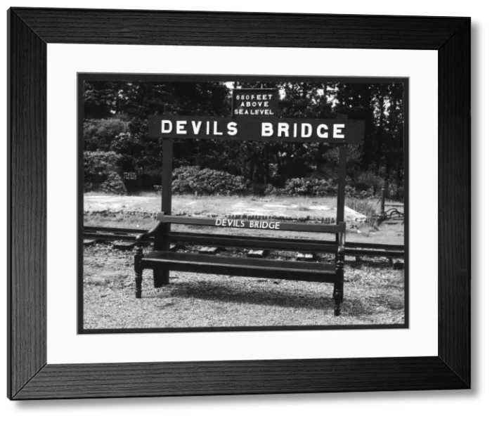 Framed Print : Devils Bridge Station Framed Print : Devils Bridge Station