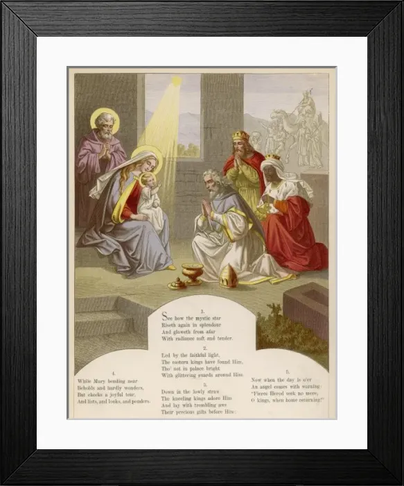 Framed Print : Veneration of the Magi Framed Print : Veneration of the Magi