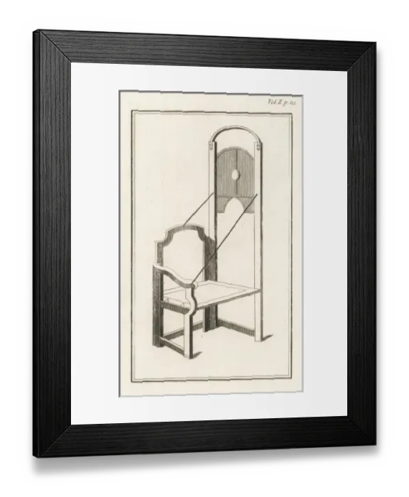 Framed Print : Art / Lavaters Chair Framed Print : Art / Lavaters Chair