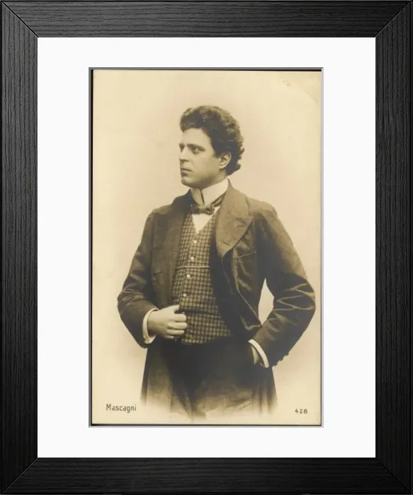 Framed Print : Mascagni Portrait Framed Print : Mascagni Portrait