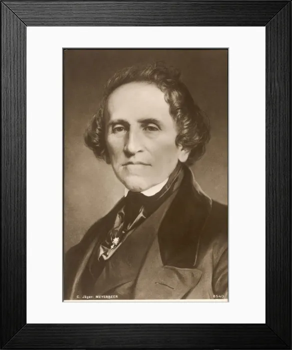 Framed Print : Meyerbeer Portrait Framed Print : Meyerbeer Portrait
