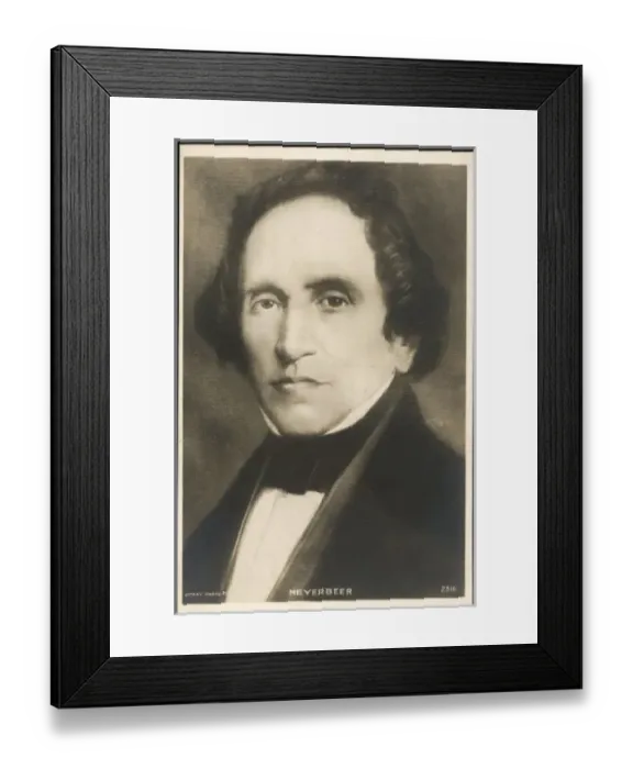 Framed Print : Meyerbeer Portrait Framed Print : Meyerbeer Portrait