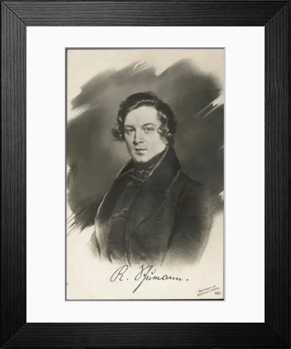 Framed Print : Robert Schumann Framed Print : Robert Schumann