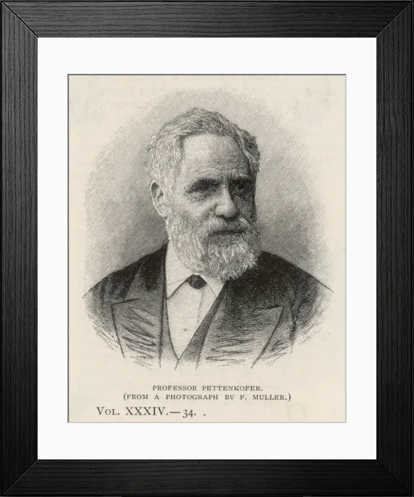 Framed Print : Max Von Pettenkofer Framed Print : Max Von Pettenkofer