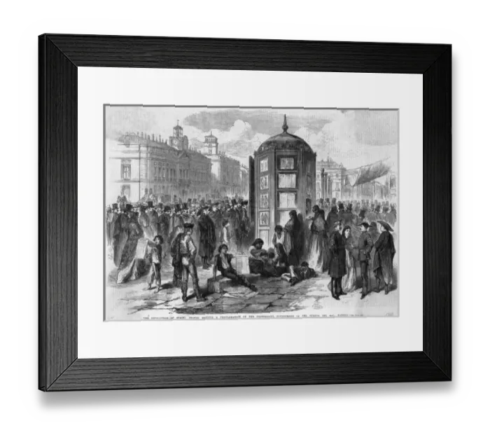 Framed Print : Revolution in Spain 1868 Framed Print : Revolution in Spain 1868
