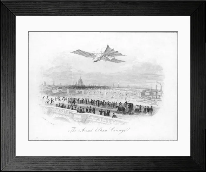 Framed Print : Aerial Steam Carriage Framed Print : Aerial Steam Carriage