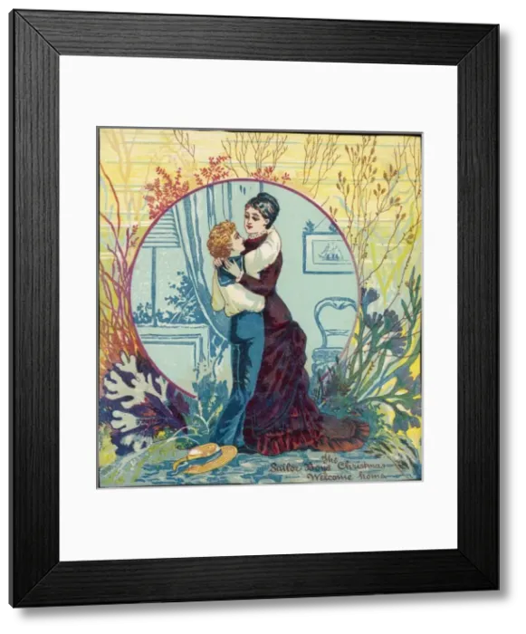 Framed Print : Sailors Homecoming 1880S Framed Print : Sailors Homecoming 1880S