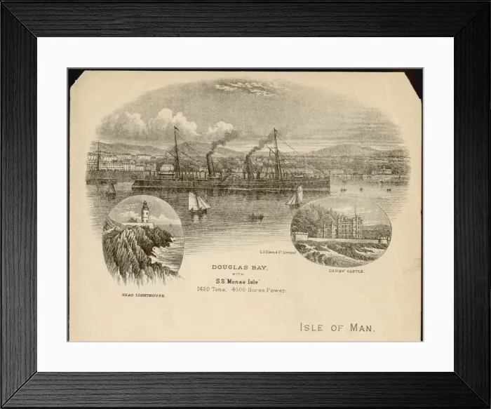 Framed Print : Douglas Bay Letterhead Framed Print : Douglas Bay Letterhead