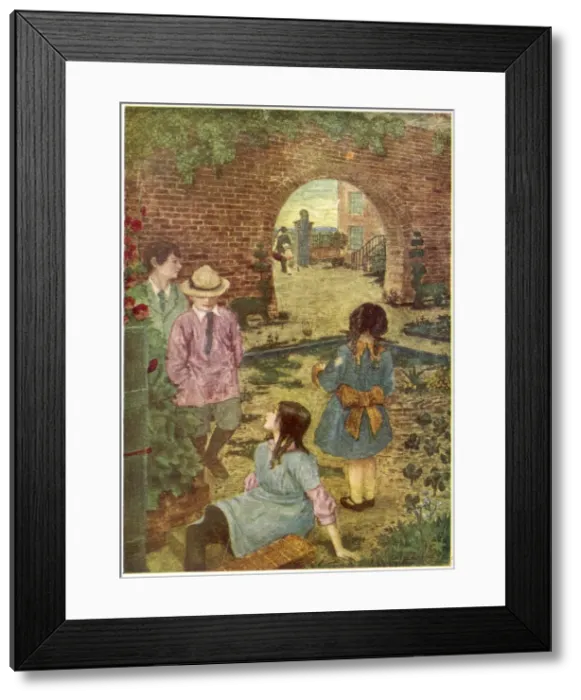 Framed Print : In a Walled Garden Framed Print : In a Walled Garden