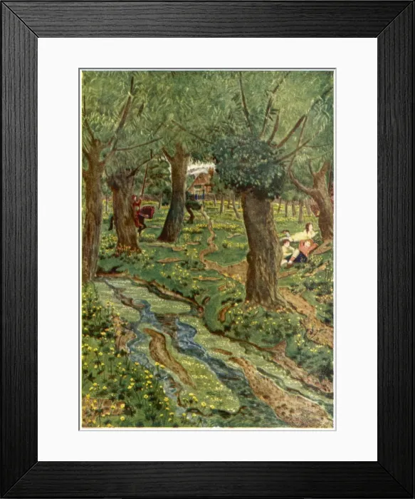 Framed Print : Children Day-Dream Framed Print : Children Day-Dream