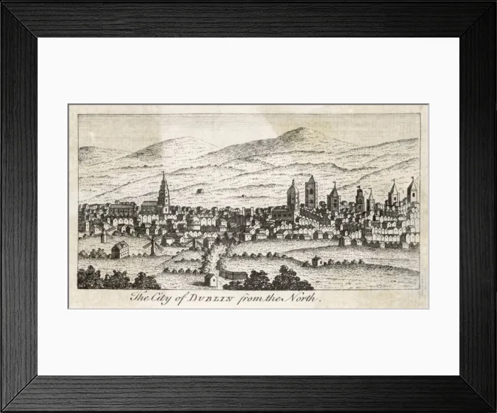 Framed Print : Dublin from the North Framed Print : Dublin from the North