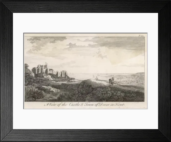 Framed Print : Dover Castle & Town Framed Print : Dover Castle & Town