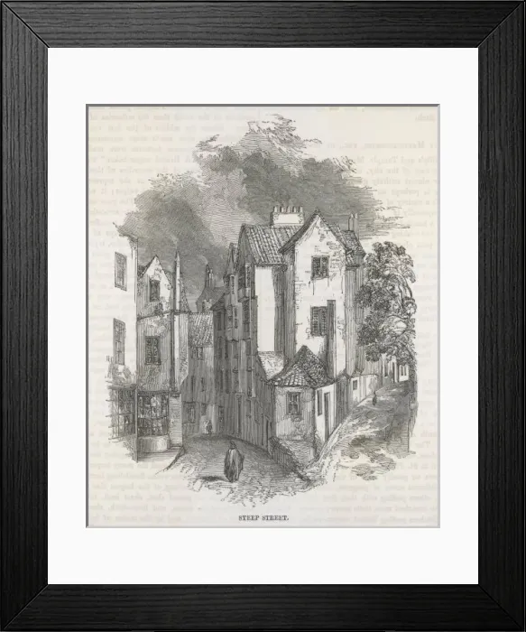 Framed Print : Steep Street - Bristol Framed Print : Steep Street - Bristol