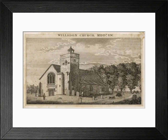 Framed Print : Willesden Church Framed Print : Willesden Church
