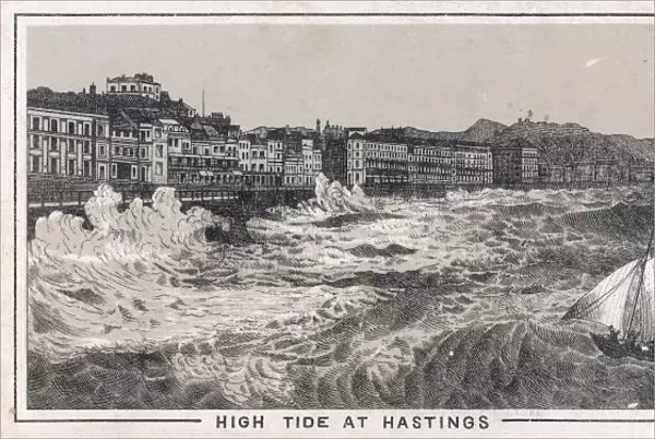 Hastings at High Tide