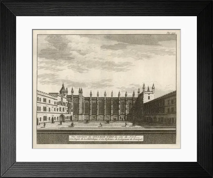 Framed Print : New College 1675 Framed Print : New College 1675