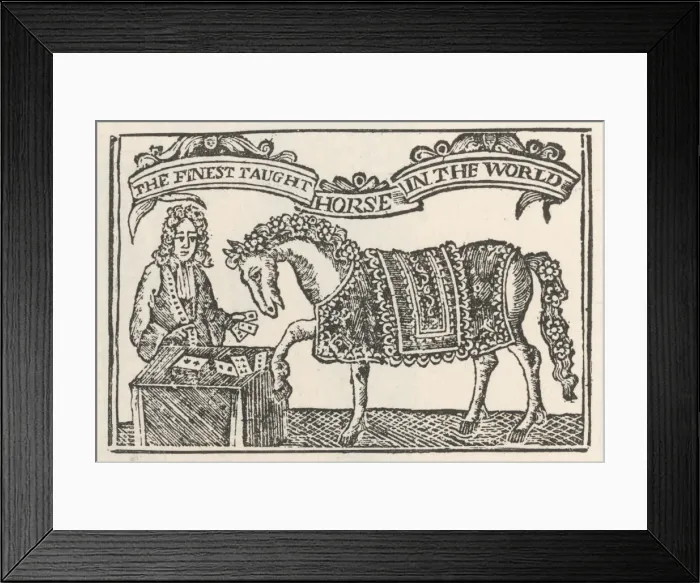 Framed Print : Performing Horse C. 1700 Framed Print : Performing Horse C. 1700