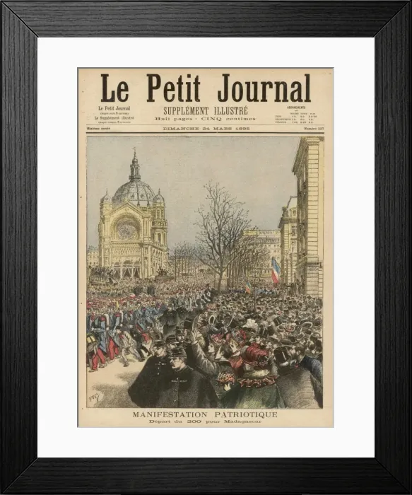 Framed Print : French Regiment 1895 Framed Print : French Regiment 1895