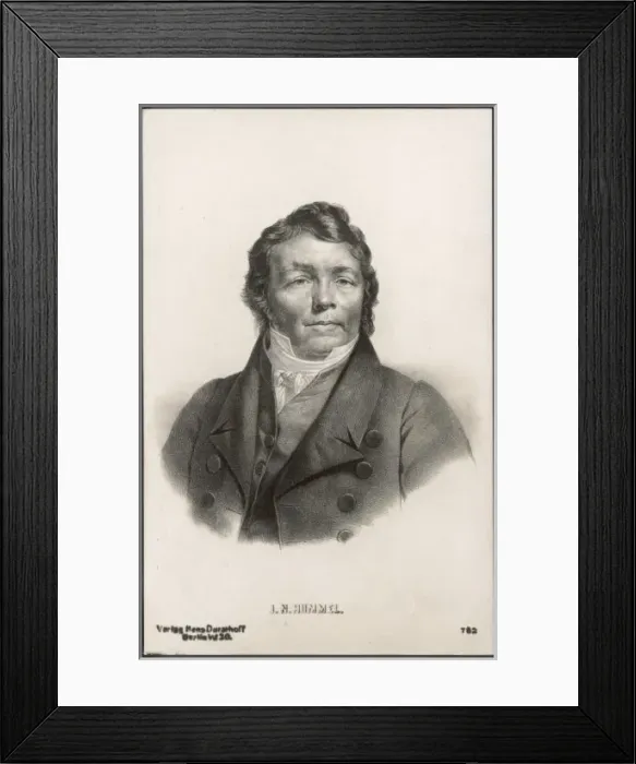 Framed Print : Johann Nepomuk Hummel Framed Print : Johann Nepomuk Hummel