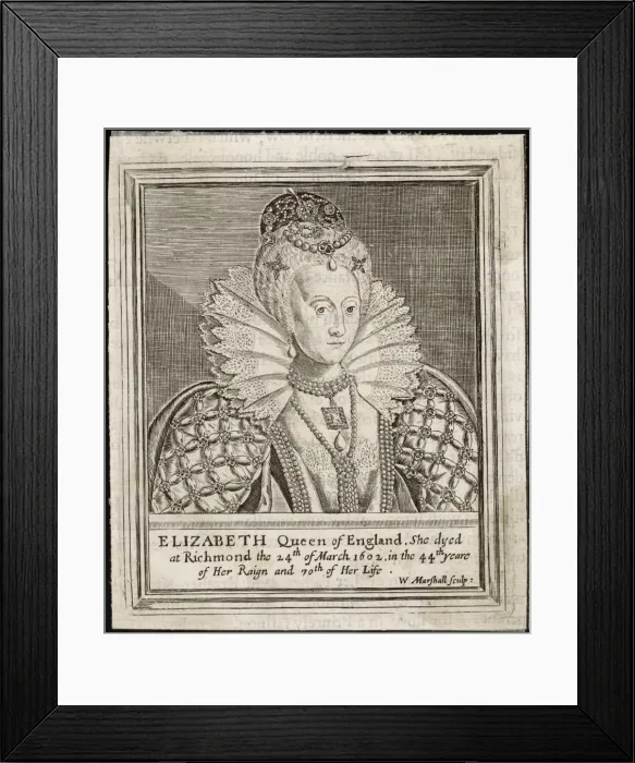 Framed Print : Elizabeth I / Marshall Framed Print : Elizabeth I / Marshall