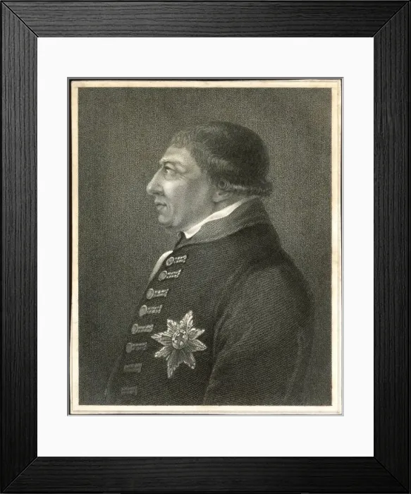 Framed Print : George III & Garter Framed Print : George III & Garter