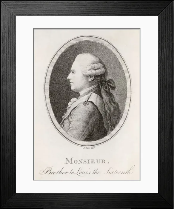 Framed Print : Louis XVIII / J Jones Framed Print : Louis XVIII / J Jones
