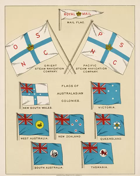 Mail Ship Flags & Others