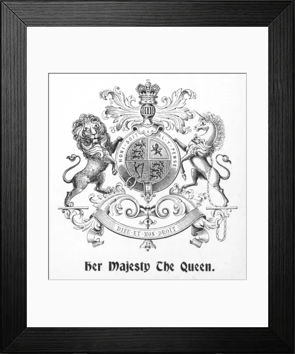Framed Print : Arms of Queen Alexandra Framed Print : Arms of Queen Alexandra