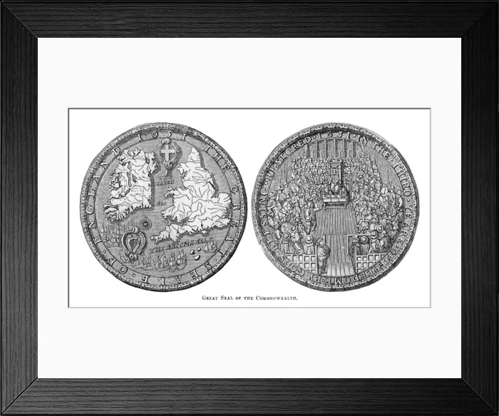 Framed Print : Great Seal of C wealth Framed Print : Great Seal of C wealth