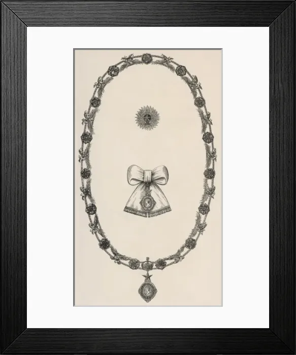 Framed Print : Order of Star of India Framed Print : Order of Star of India