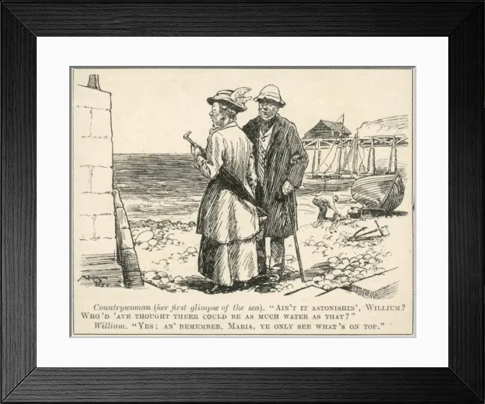 Framed Print : First Glimpse of the Sea Framed Print : First Glimpse of the Sea