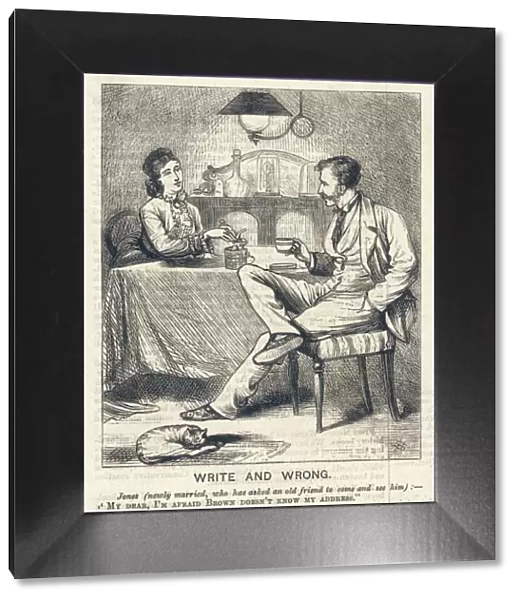 Couple Take Tea 1875